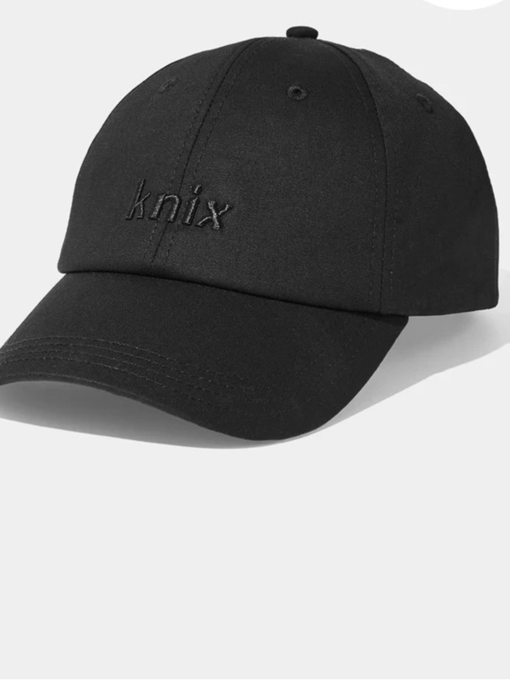 NWT O/S Black Embroidered Baseball Cap